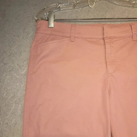Old Navy Pixie Pink Straight Leg Stretch Women's Pants Size 6 - Picture 2 of 9